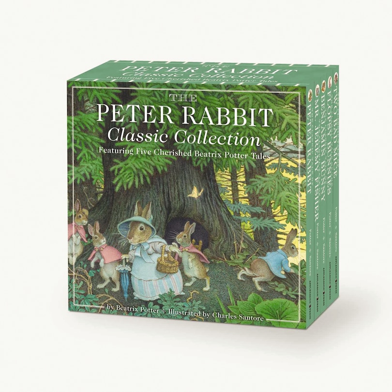 The Peter Rabbit Classic Collection (The Revised Edition): A Board Book Box Set Including Peter Rabbit, Jeremy Fisher, Benjamin Bunny, Two Bad Mice, and Flopsy Bunnies (Beatrix Potter Collection)