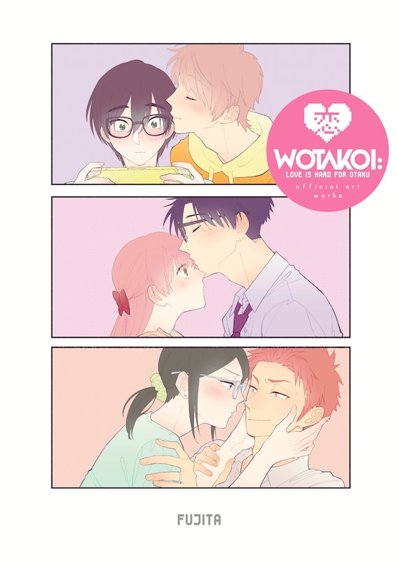 Front cover_Wotakoi: Love Is Hard for Otaku Official Art Works (English)