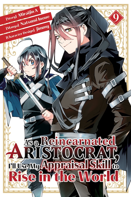 Front cover_As a Reincarnated Aristocrat, I'll Use My Appraisal Skill to Rise in the World 9 (manga)