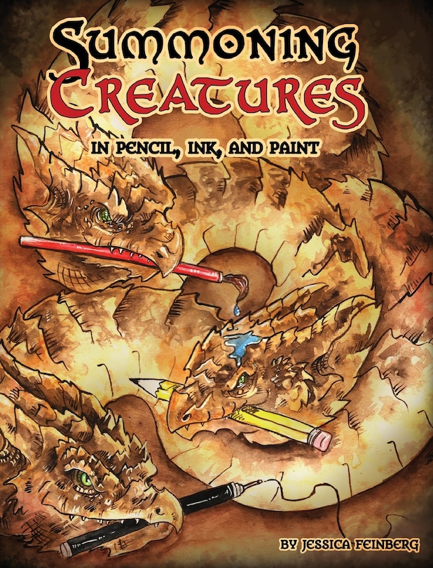 Summoning Creatures In Pencil, Ink, And Paint