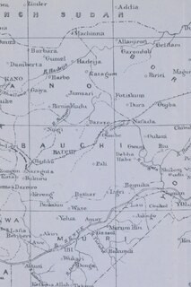 Couverture_1911 Map Of Northern Nigeria - A Poetose Notebook / Journal / Diary (50 Pages/25 Sheets)