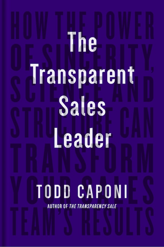 Front cover_The Transparent Sales Leader