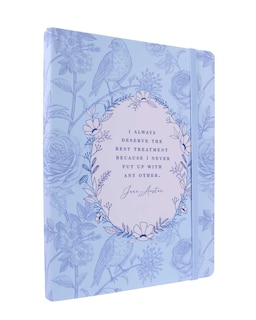 Jane Austen: I Deserve The Best Treatment Softcover Notebook