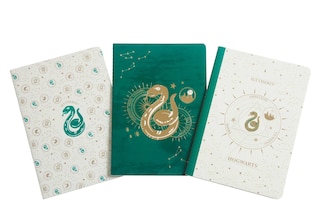 Couverture_Harry Potter: Slytherin Constellation Sewn Notebook Collection (set Of 3)
