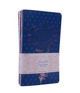 Front cover_Jane Austen Sewn Pocket Notebook Collection (Set of 3)