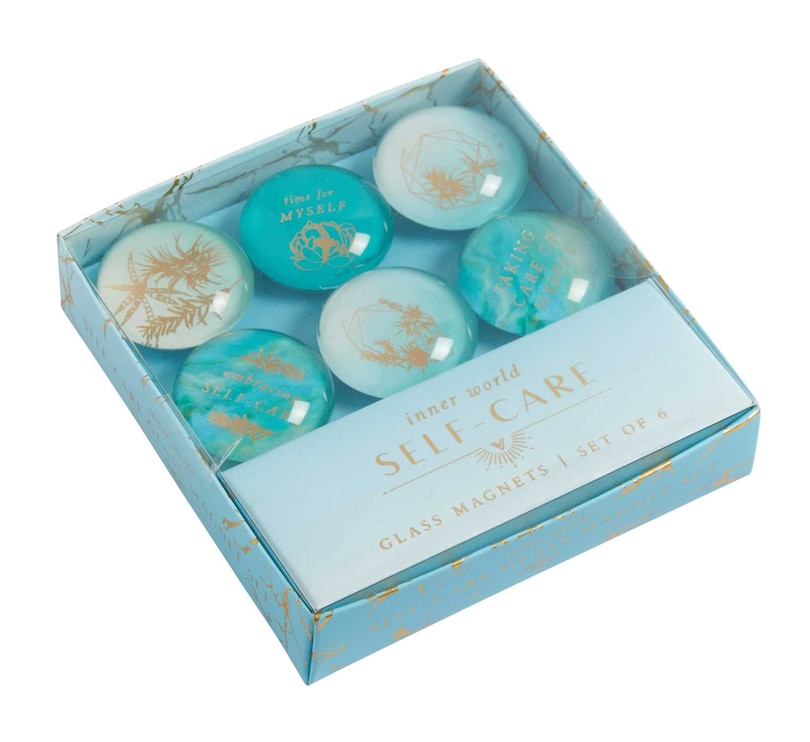 Front cover_Self-Care: Glass Magnet Set (Set of 6)