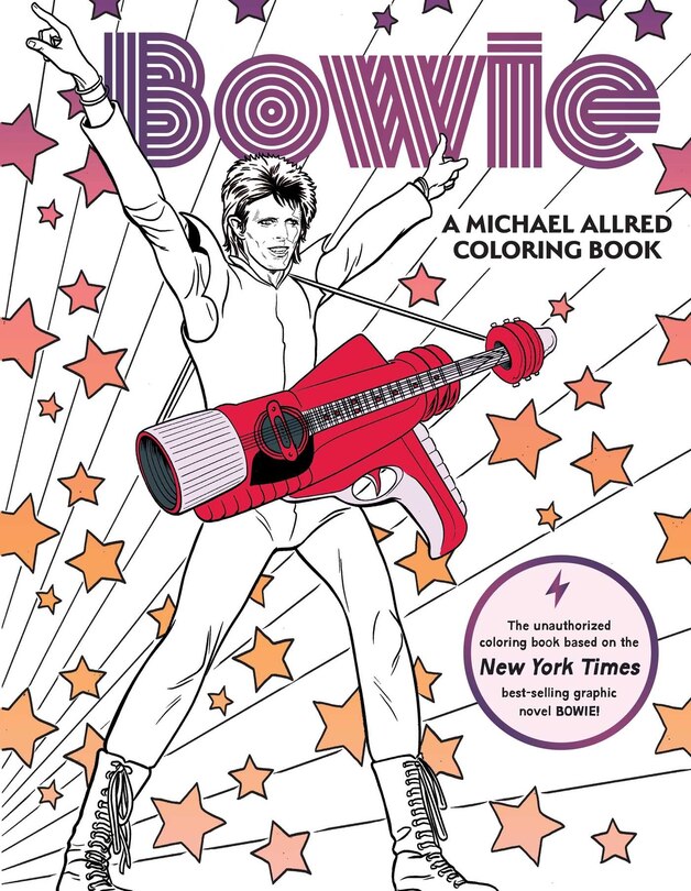 Couverture_BOWIE: A Michael Allred Coloring Book