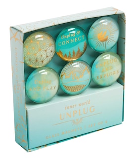 Front cover_Unplug Glass Magnet Set (Set of 6)