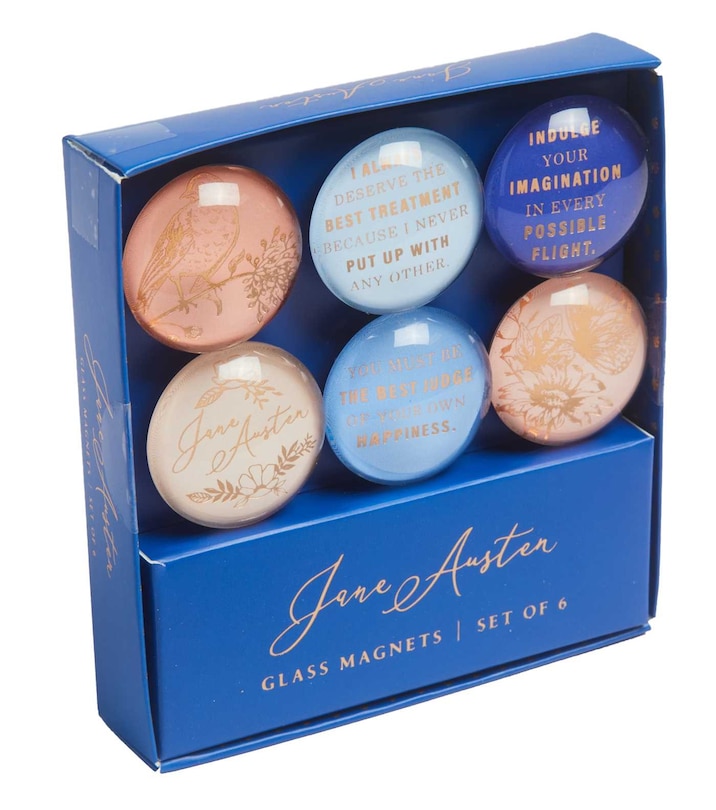 Front cover_Jane Austen: Glass Magnet Set (Set of 6)