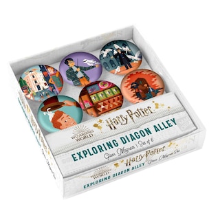 Front cover_Harry Potter: Exploring Diagon Alley Glass Magnet Set (Set of 6)