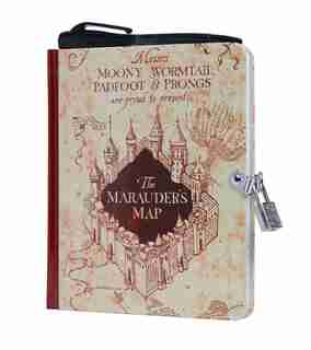 Harry Potter: Marauder's Map Invisible Ink Lock & Key Diary de Insight Insight Editions