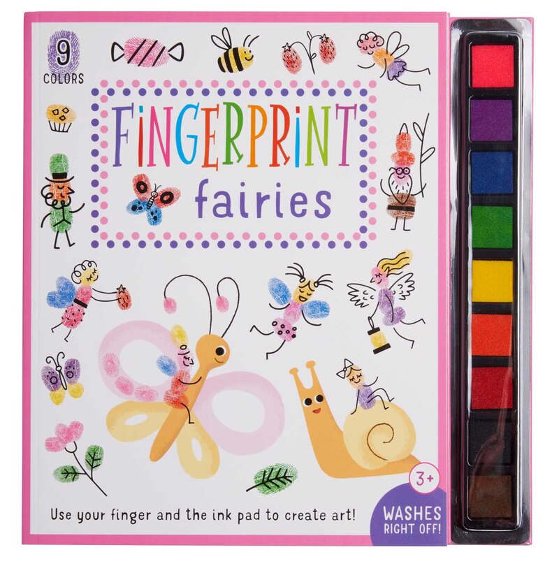 Fingerprint Fairies: (kid's Activity Books, Art Books For Kids, Fairy Craft Books)