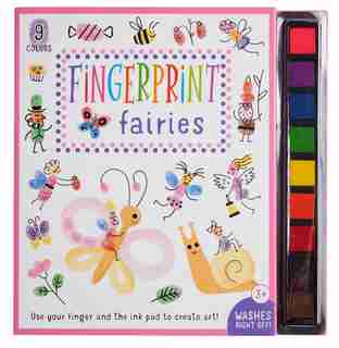 Fingerprint Fairies: (kid's Activity Books, Art Books For Kids, Fairy Craft Books) de Insight Kids
