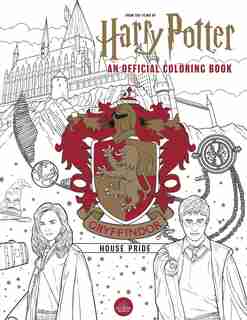 Harry Potter: Gryffindor House Pride: The Official Coloring Book: (gifts Books For Harry Potter Fans, Adult Coloring Books) de Insight Editions