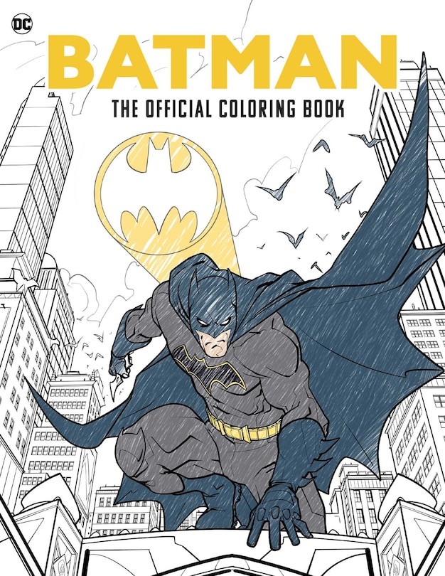 Front cover_Batman: The Official Coloring Book