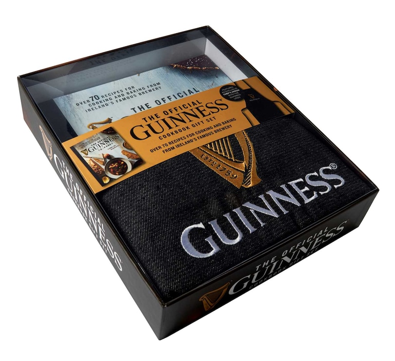 Front cover_The Official Guinness Cookbook Gift Set: Complete Cookbook + Exclusive Logo Apron