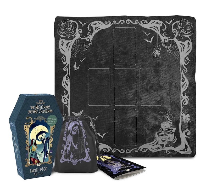 Front cover_The Nightmare Before Christmas Tarot Deck And Guidebook Gift Set
