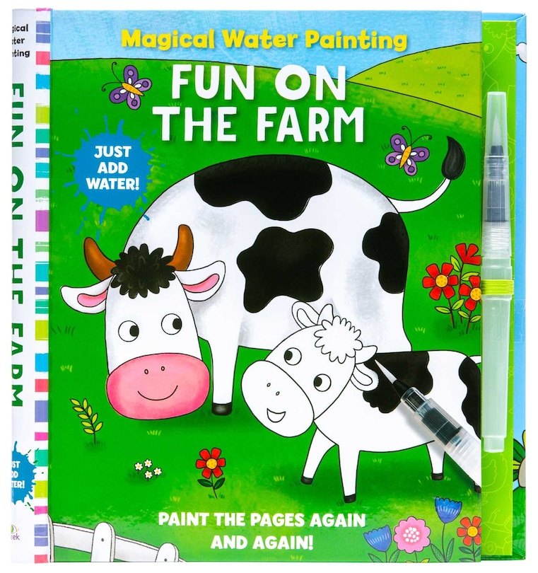 Magical Water Painting: Fun On The Farm: (art Activity Book, Books For Family Travel, Kids' Coloring Books, Magic Color And Fade)