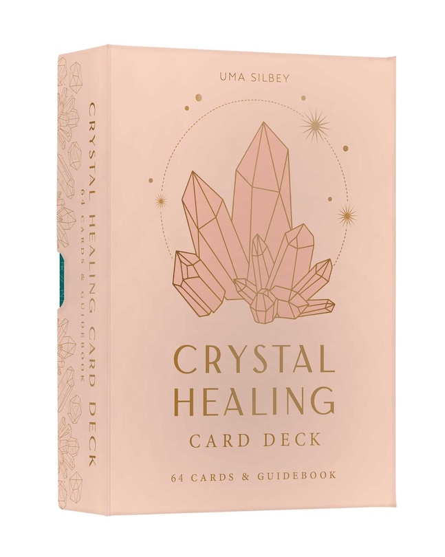 Front cover_Crystal Healing Card Deck (Self-Care, Healing Crystals, Crystals Deck)