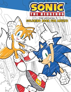 Front cover_Sonic the Hedgehog: The Official Adult Coloring Book