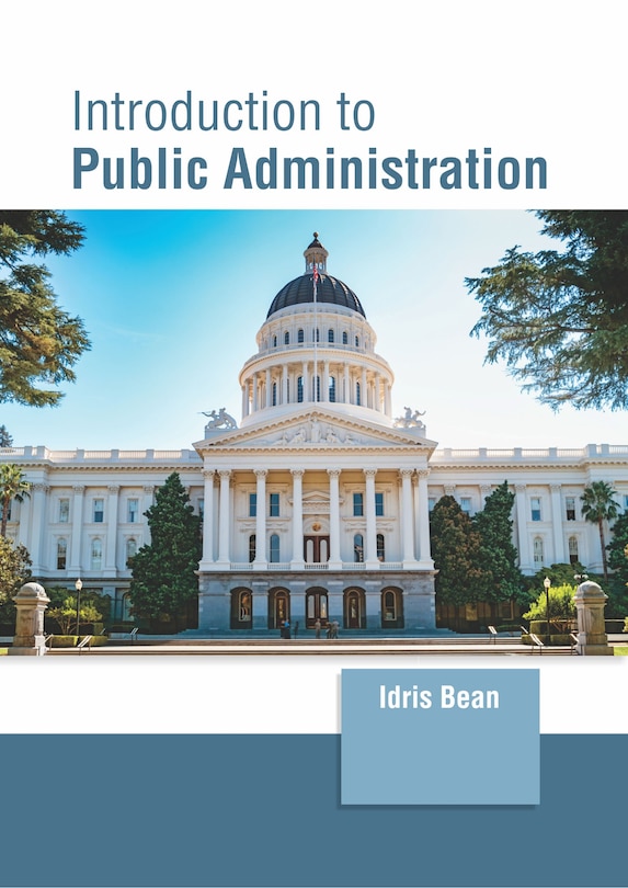 Front cover_Introduction To Public Administration