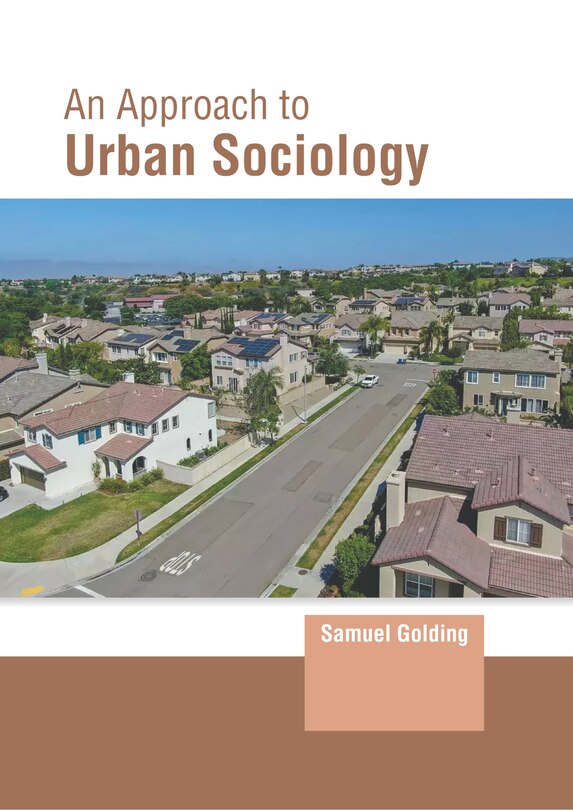 Front cover_An Approach to Urban Sociology