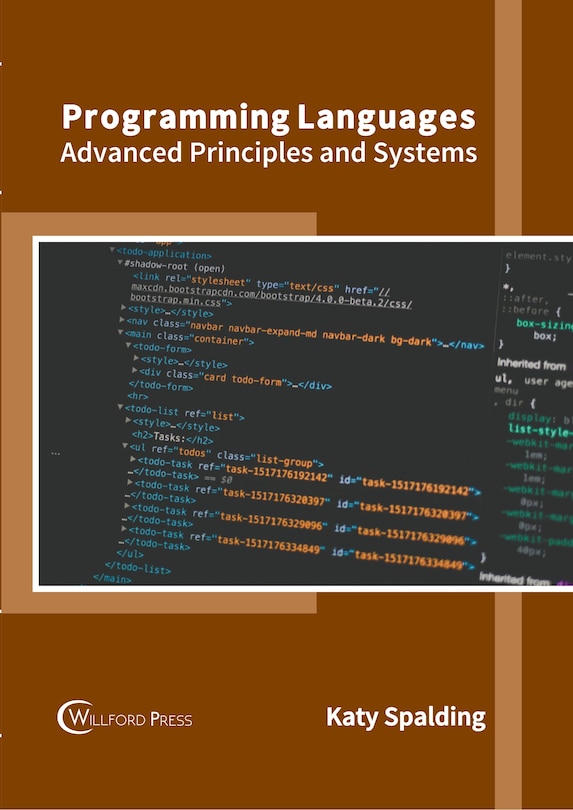 Front cover_Programming Languages: Advanced Principles and Systems
