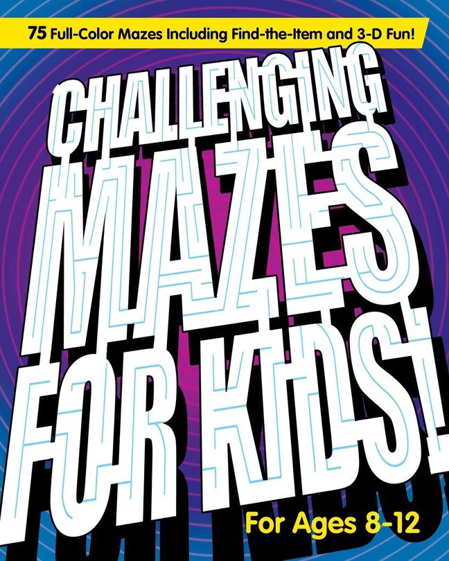 Couverture_Challenging Mazes For Kids