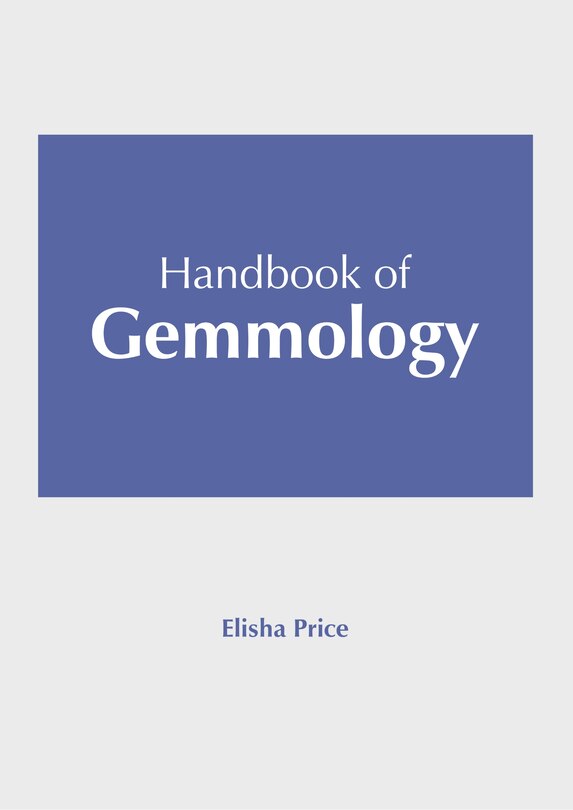 Front cover_Handbook of Gemmology