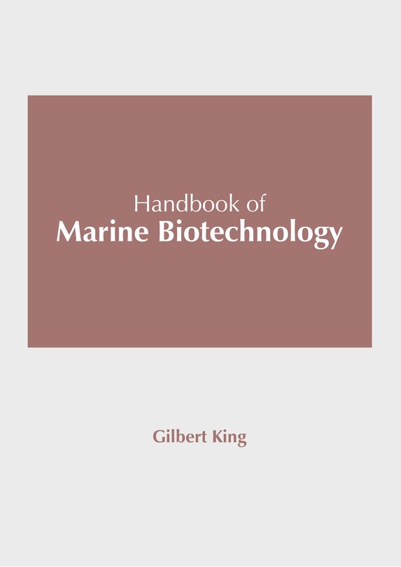 Front cover_Handbook of Marine Biotechnology