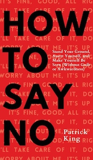 Front cover_How To Say No
