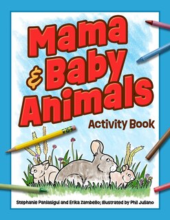 Front cover_Mama & Baby Animals Activity Book
