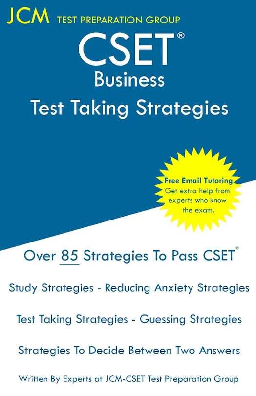 Couverture_CSET Business - Test Taking Strategies