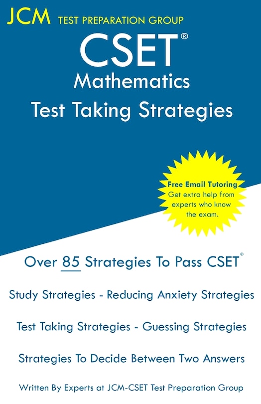 Front cover_CSET Mathematics - Test Taking Strategies