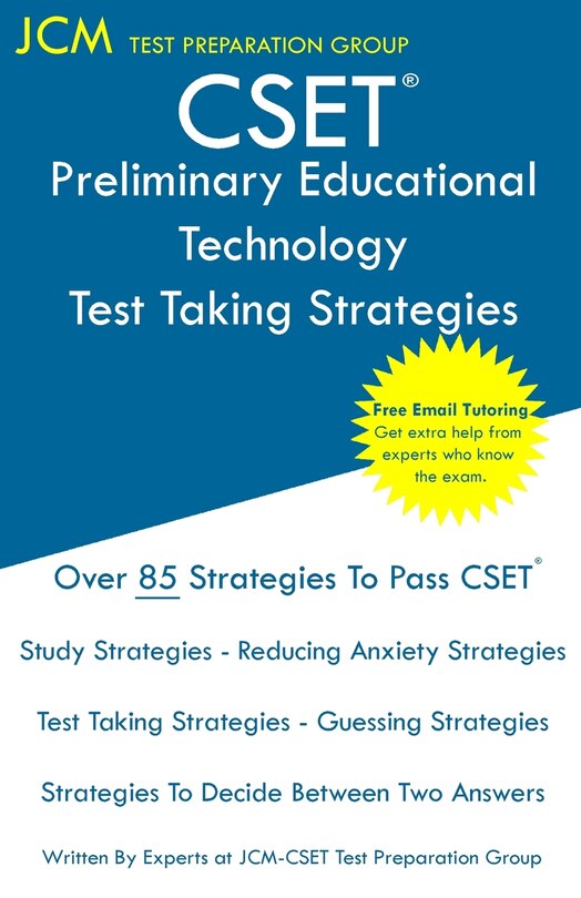 Couverture_CSET Preliminary Educational Technology - Test Taking Strategies