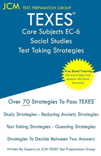 Couverture_TEXES Core Subjects EC-6 Social Studies - Test Taking Strategies