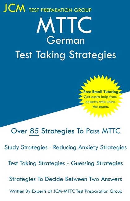 Front cover_MTTC German - Test Taking Strategies