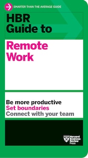 Couverture_Hbr Guide To Remote Work
