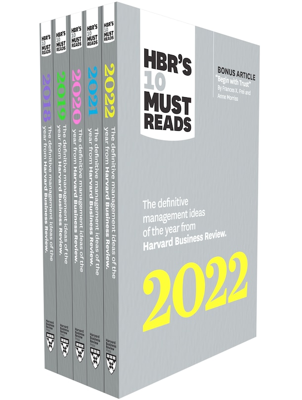 Front cover_5 Years Of Must Reads From Hbr: 2022 Edition (5 Books)