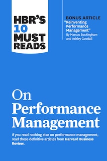 Couverture_HBR's 10 Must Reads on Performance Management