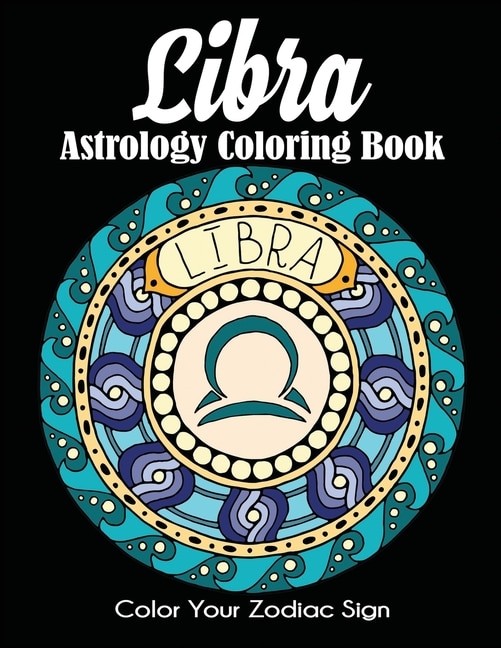 Couverture_Libra Astrology Coloring Book