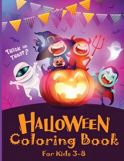 Front cover_Halloween Coloring Book for Kids 3-8