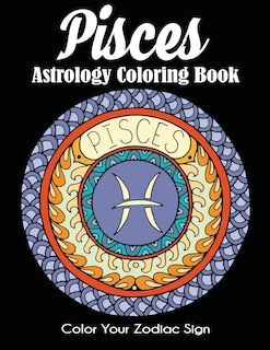 Front cover_Pisces Astrology Coloring Book