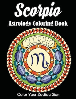 Front cover_Scorpio Astrology Coloring Book