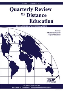 Couverture_Quarterly Review of Distance Education Vol 21 Issue 2