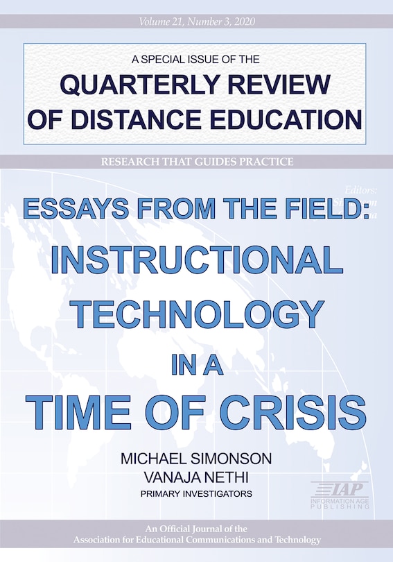 Front cover_Quarterly Review of Distance Education Vol 21 Issue 3