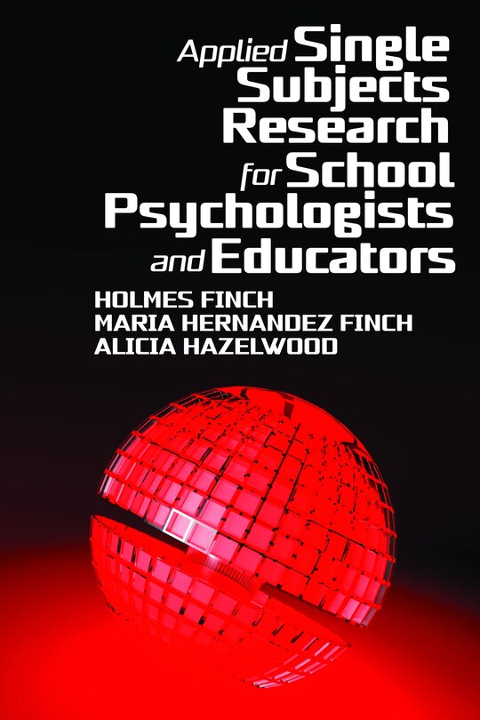 Couverture_Applied Single Subjects Research For School Psychologists And Educators