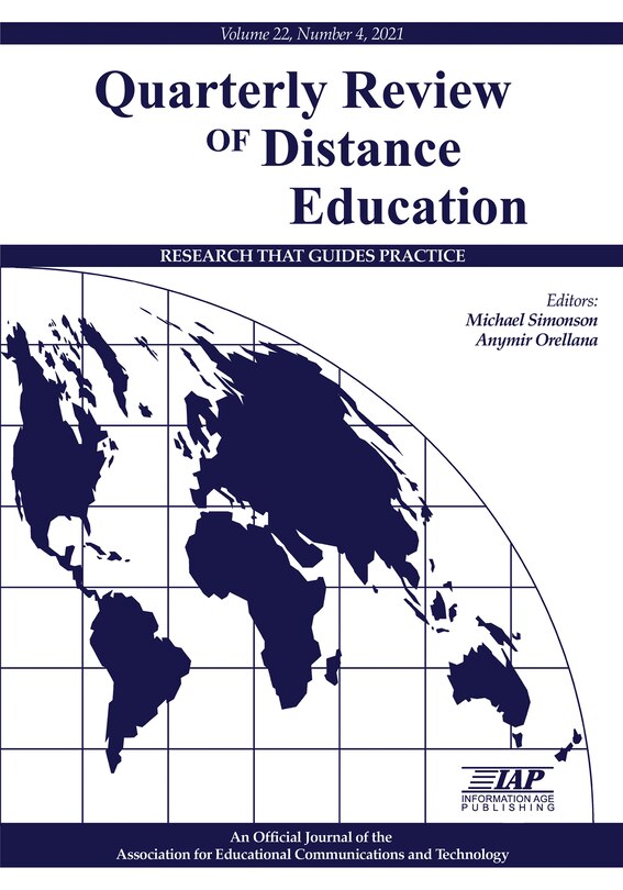 Front cover_Quarterly Review of Distance Education Vol 22 Issue 4