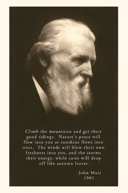 Front cover_The Vintage Journal John Muir Photo with Quote