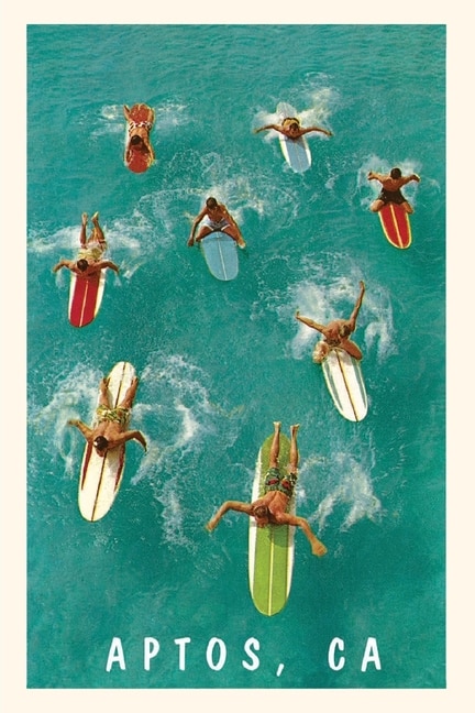 Front cover_The Vintage Journal Surfers Paddling, Aptos, California